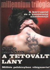 book cover of A tetovált lány by Stieg Larsson