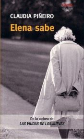 book cover of Elena sabe by Claudia Piñeiro