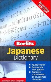 book cover of Berlitz Pocket Dictionary Japanese by Berlitz