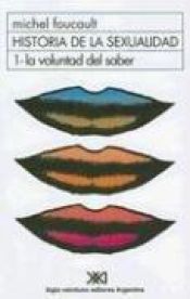 book cover of La Voluntad de Saber by Michel Foucault
