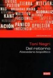 book cover of Del Retorno by Antonio Negri