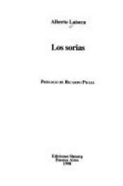 book cover of Los Sorias by Alberto Laiseca