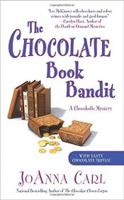 book cover of The Chocolate Book Bandit (Chocoholic Mystery) by JoAnna Carl