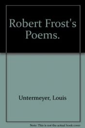 book cover of A pocket book of Robert Frost's poems by Robert Frost