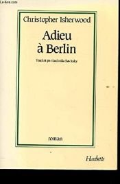 book cover of Adieu à Berlin by Christopher Isherwood