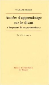 book cover of Années d'apprentissage sur le divan by Tilmann Moser