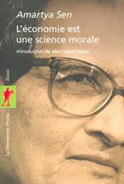 book cover of L'économie est une science morale by 阿马蒂亚·库马尔·森
