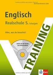 book cover of Training Englisch 5. Schuljahr Realschule (Klett LernTraining) by Peggy Fehily