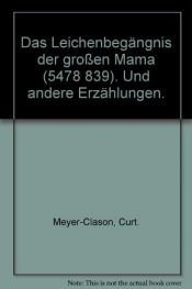 book cover of Das Leichenbegängnis der Großen Mama by Gabriel García Márquez