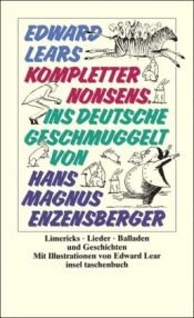 book cover of Edward Lears kompletter Nonsens by Edward Lear