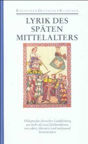 book cover of Deutsche Lyrik des späten Mittelalters by Autor nicht bekannt