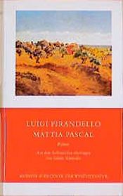 book cover of Mattia Pascal by Luigi Pirandello