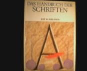 book cover of Das Handbuch der Schriften by Jose Maria Parramon