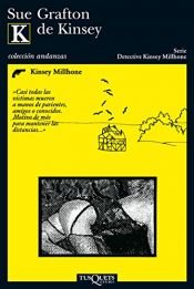 book cover of K De Kinsey by Sue Grafton