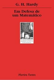 book cover of Em defesa de um matemático by Godfrey Harold Hardy
