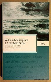 book cover of La tempesta by William Shakespeare