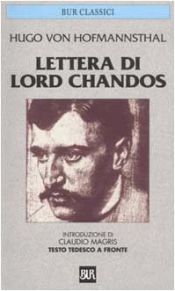 book cover of Lettera di lord Chandos. Testo tedesco a fronte by Hugo von Hofmannsthal|John Banville
