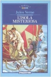 book cover of L'isola misteriosa by Jules Verne