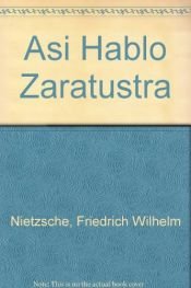 book cover of Así habló Zaratustra by Friedrich Nietzsche