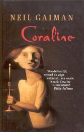 book cover of Coraline by Neil Gaiman