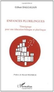 book cover of Enfances plurilingues by Gilbert Dalgalian