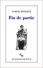 book cover of Fin de partie by Samuel Beckett
