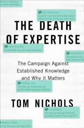 book cover of The Death of Expertise by Thomas M. Nichols