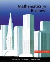 book cover of Mathematics for Business by Charles D. Miller|Stanley A Salzman