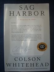 book cover of Sag Harbor by Colson Whitehead