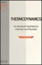 book cover of Thermodynamics: An Advanced Treatment for Chemists and Physicists by E.A. Guggenheim
