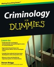 book cover of Criminology For Dummies by Steven Briggs