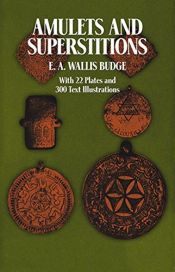 book cover of Amulets and talismans by Ernest Alfred Wallis Budge