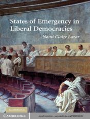 book cover of States of Emergency in Liberal Democracies by Nomi Claire Lazar