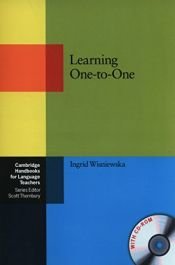 book cover of Learning One-to-One Paperback with CD-ROM (Cambridge Handbooks for Language Teachers) by Ingrid Wisniewska
