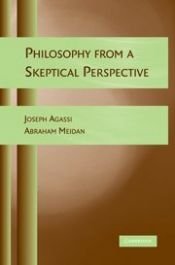 book cover of Philosophy from a skeptical perspective by Abraham Meidan|Joseph Agassi