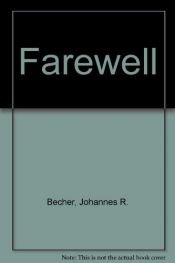 book cover of Farewell by Johannes R. Becher