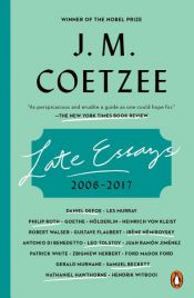 book cover of Late Essays by J.M. Coetzee