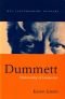Dummett: Philosophy of Language (Key Contemporary Thinkers)