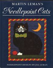 book cover of Martin Leman's Needlepoint Cats by Jill Leman