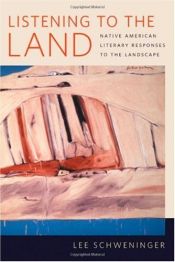 book cover of Listening to the land : Native American literary responses to the landscape by Lee Schweninger