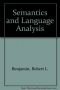 Semantics and Language Analysis