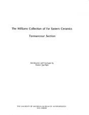 book cover of The Williams Collection of Far Eastern Ceramics by unknown author