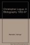 Christopher Logue: A Bibliography 1952-97