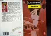 book cover of Testament: The Unpublished Prologues by David Morrell