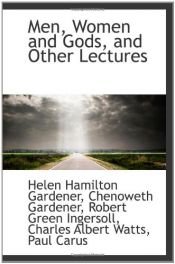 book cover of Men, Women and Gods, and Other Lectures by Helen Hamilton Gardener