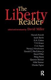book cover of The Liberty Reader by David Miller