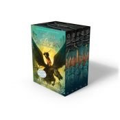 book cover of Percy Jackson and the Olympians 5 Book Paperback Boxed Set (W/Poster) by Rick Riordan