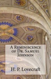 book cover of A Reminiscence of Dr. Samuel Johnson by Howard Phillips Lovecraft