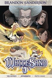 book cover of Brandon Sanderson's White Sand Vol 3 Original Graphic Novel by Rik Hoskin|Robert Jordan