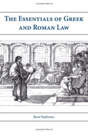 book cover of The Essentials of Greek and Roman Law by Russ Versteeg